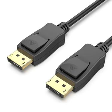 Imagem de Cabo DisplayPort Para DisplayPort 3m, Certificado VESA, 4K 60Hz, Conectores Banhados A Ouro, Trava De Segurança, Alta Taxa De Atualização, Compatível Com PC, Monitor Gamer E Projetor