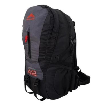 Imagem de Mochila Commuter 42 - Preta Com Cinza - Ref. 1442 - Trilhas & Rumos
