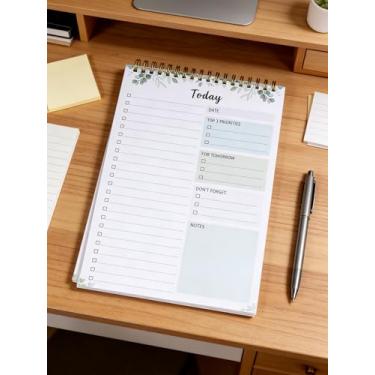 Imagem de Planejador/calendário semanal 2026, tamanho 9,9 cm x 6,9 cm, encadernação em espiral dupla - verde claro