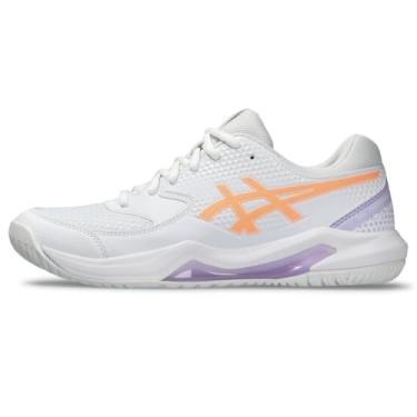 Imagem de ASICS Tênis feminino Gel-Dedicate 8 Pickleball, Branco/pedra do sol brilhante, 38