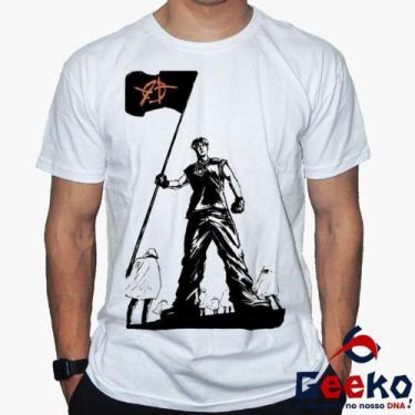 Imagem de Camiseta Ateez 100% Algodão K-pop Mingi Geeko, Branco gola careca, G