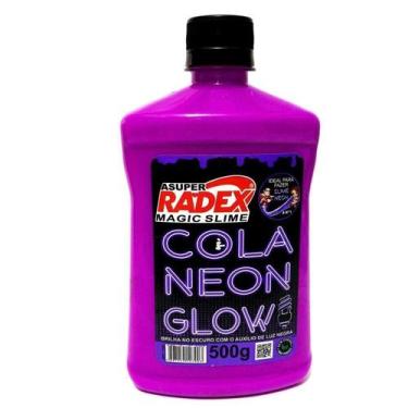 Imagem de Cola radex glow slime neon, Roxo