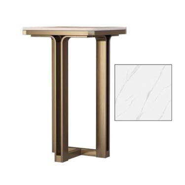 Imagem de suporte para bonsai Suporte de mesa para flores luxo moderno e leve, entrada varanda, placa rocha, aço inoxidável, bonsai, vários(X-Small)