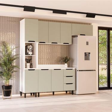 Imagem de Cozinha Modulada 4 Pecas com Tampo Maeena Politorno