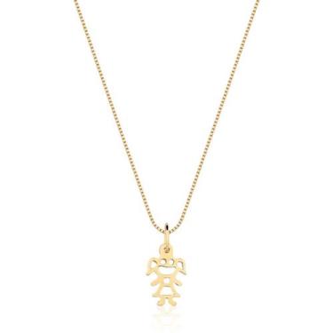 Imagem de Pingente Menina Filha Boneca Em Ouro 18k P74 - MAEHLER Arte Em Joias, 