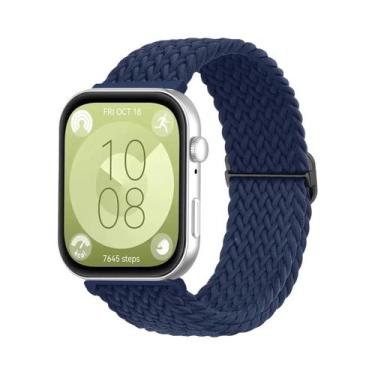 Imagem de Pulseira Trançada De Nylon Para Huawei Watch Fit 3 2 1, Faixa Solo Loo