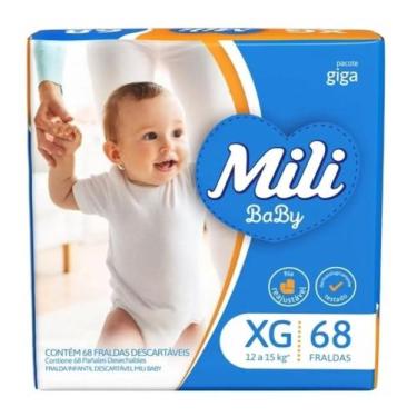 Imagem de fralda infantil Mili baby giga XG 68un - Mili S.A.