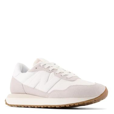 Imagem de New Balance Tênis masculino 237 V1, Nuvem Nimbus/Branco/Moonbeam, 8.5