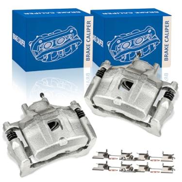 Imagem de Zecnaud Par dianteiro de pinça de freio a disco compatível com Jeep Compass Jeep Patriot 2007-2017 Chrysler 2011-2014 Chrysler 200 2007-2010 Chrysler Cirrus Sebring Conjunto de pinça de freio 18B5033