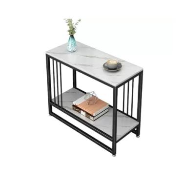 Imagem de ZXLPHA Mesa lateral de sofá, mesa pequena, sofá, mesa lateral, mesa de centro, quarto, mesa de cabeceira, rack de armazenamento simples para pequenos apartamentos mesa de centro