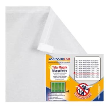 Imagem de Tela Mosquiteira Pernilongo Mosquito Dengue para Janela 123x155