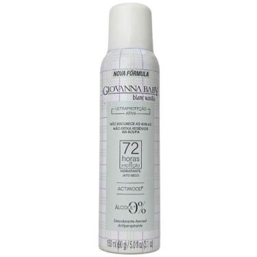Imagem de Desodorante Aerossol Blanc Vanilla 72h Vegano Giovanna Baby 150ml / 90