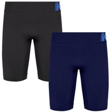Imagem de Kit 2 Bermuda Térmica Masculina Sem costura Previne Assaduras-Masculino