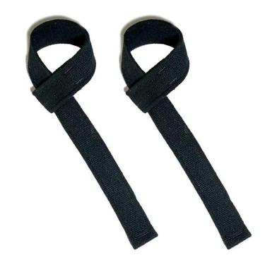Imagem de Strap Algodão: Força Máxima Puxadas Academia Lpo - Preto