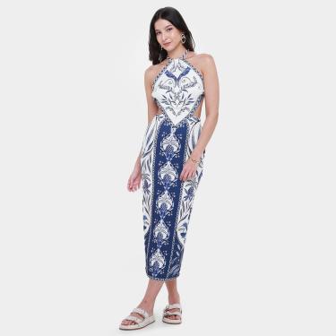 Imagem de Vestido Midi Farm Nina Feminino-Feminino