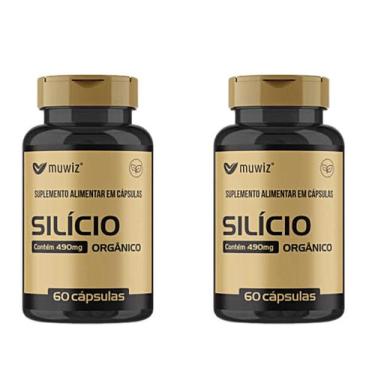 Imagem de Kit 2 Silício Orgânico 60 Cápsulas - Muwiz