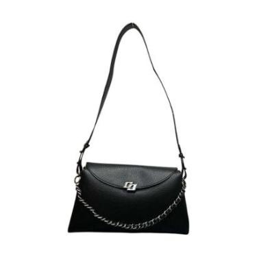 Imagem de Bolsa Feminina Colcci Iconic Long Alça Dupla Media Preto-Feminino