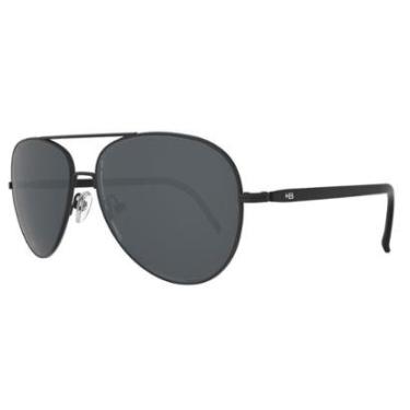 Imagem de Óculos de Sol HB Brat XL Matte Black Gray - 57 Preto-Unissex