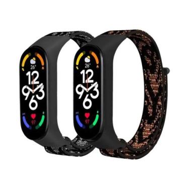 Imagem de Correias De Substituição De Nylon Ajustáveis para Xiaomi Mi Band 7 6 5