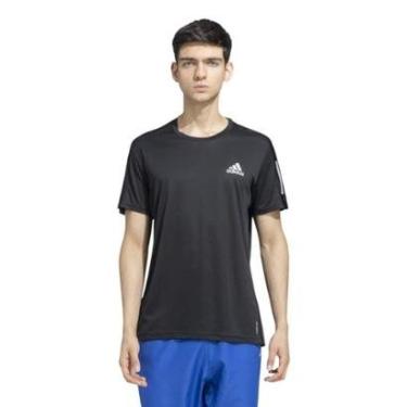 Imagem de Camiseta Adidas Own The Run Masculina - Preto G-Masculino