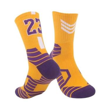 Imagem de Meias Profissionais De Basquete Masculinas, Rápido Secagem, Respirávei