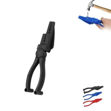 Imagem de Alicate de plástico, alicate auxiliar de ferramentas domésticas, alicates de junta de dedo antiquebra, alicate de fixação de unha multifuncional, para unhas de martelar, fácil de posicionar e manter