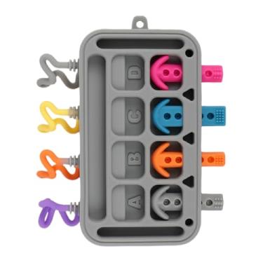 Imagem de de atividades - Brinquedo de aprendizagem lavável macio de silicone | Brinquedo de tabuleiro sensorial - para crianças de 1 a 3 anos, meninos, meninas, crianças, escola, sala de aula, jardim de