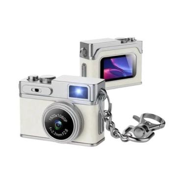 Imagem de Câmera Digital Mini Retro Com Gravação De Vídeo 1080P, Luz LED E Tela 