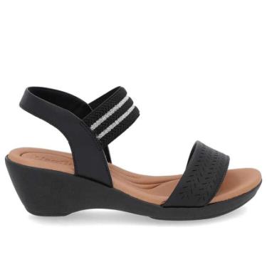 Imagem de Sandalia Usaflex Elastico Feminino - Preto
