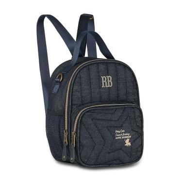 Imagem de Lancheira Térmica Jeans Trabalho ou Escola Rebecca Bonbon-Feminino