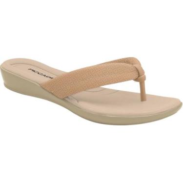 Imagem de Chinelo Macio Confortável Piccadilly Feminino, Nude, 36