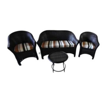 Imagem de Jogo Sofá Poltronas De Varanda Área Externa Fibra Sintética