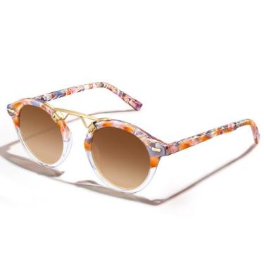 Imagem de Gafas de Sol CARFIA Doble Puente de Acetato Pequeñas Polarizadas para 