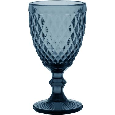 Imagem de Taça Água Vidro Azul 320 ml 6 Peças