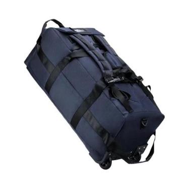 Imagem de Bolsa De Viagem Dobrável De 80L, Resistente À Água, Com Rodas E Alça D