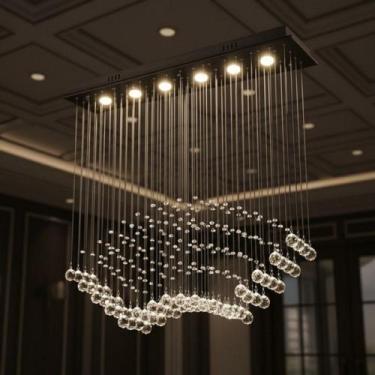 Imagem de Lustre Para Sala, Quarto, Sala De Jantar, Base 18x100 - - Lustres Bran