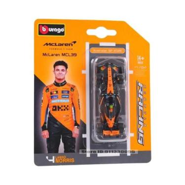 Imagem de Carro Modelo Mercedes-AMG 2025 F1 W16 1:64 Bburago George Russell Kimi