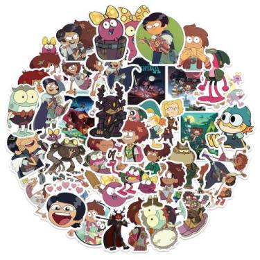 Imagem de Pacote de adesivos Amphibias Anime, 50 unidades à prova d'água para la