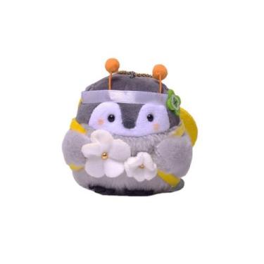 Imagem de Boneca de pelúcia Pinguim com flor de 8 cm de altura - yiweisai
