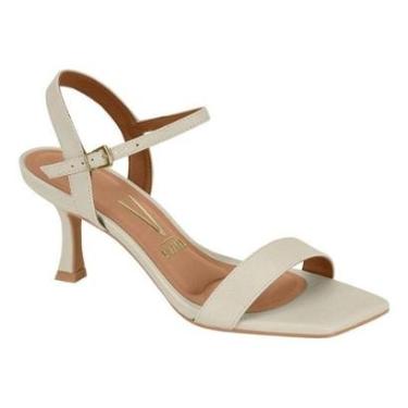 Imagem de Sandália Feminina Salto Taça Branco Off Vizzano 6536.113-Feminino