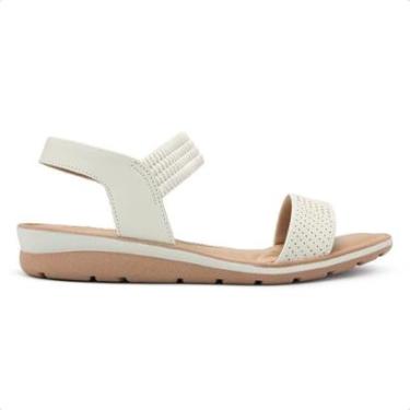 Imagem de Sandália Usaflex Feminina Detalhe Rebite Couro Casual MA03006-Feminino