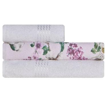 Imagem de Kit Toalha 3 Peças Banho + Rosto 100% Algodão Felpudo Prisma Dohler - 