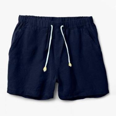 Imagem de Short de Linho Premium Bermuda Masculina Moda Praia Luxo-Masculino