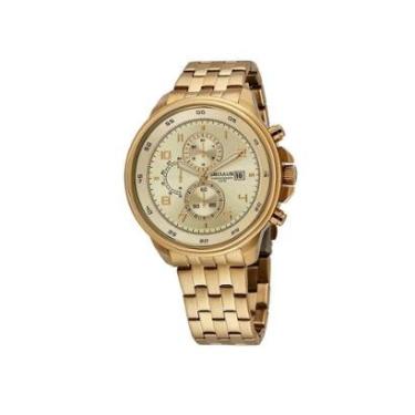 Imagem de Relógio Seculus Masculino Dourado Cronografo 44060gpsvda1-Masculino