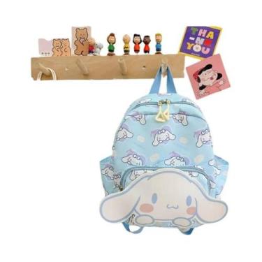 Imagem de Mochila De Lona Kawaii Anime Cartoon Kuromi Melody Cinnamoroll Hello K