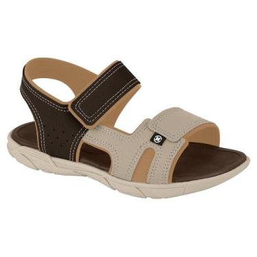 Imagem de Papete Sandália tiras autocolantes Molekinho Infantil Juvenil Meninos,