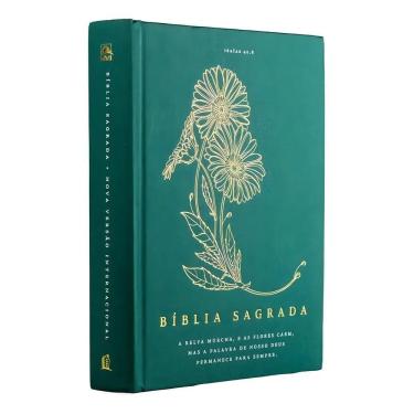 Imagem de Bíblia Anotações Nvi Capa Dura Tecido Floral Leitura Perfeit