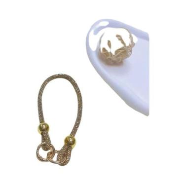 Imagem de Bolsa Feminina De Luxo Com Diamantes, Alça Transversal Anti-queda, Cor