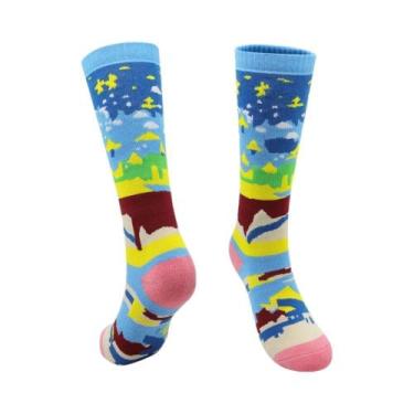 Imagem de Meias De Algodão Grossas E Quentes Para Crianças E Jovens, Para Esqui,