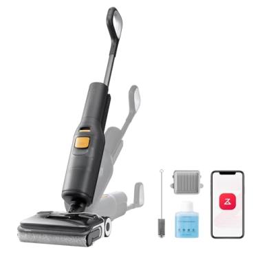 Imagem de roborock Aspirador e Lavador F25 XT 2 em 1 para Pisos Duros, 20000Pa, Zero Enrosco, Secagem Rápida com Ar Quente a 90°C, Design de 180° que Deita Totalmente, Conexão WiFi